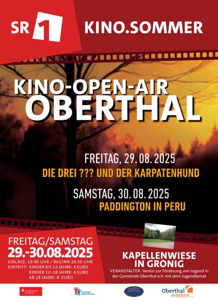 SR1 Kinosommer 2025 - Kino Open Air Oberthal